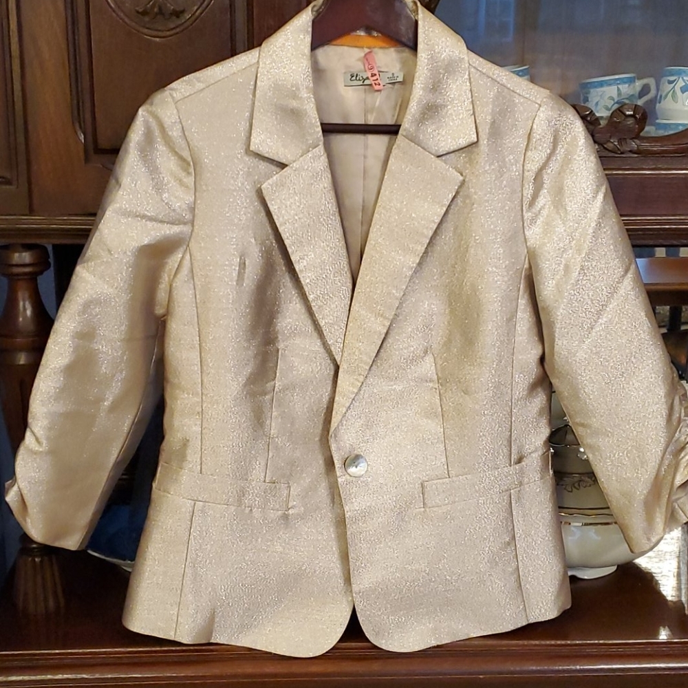 Lurex blazer, size M